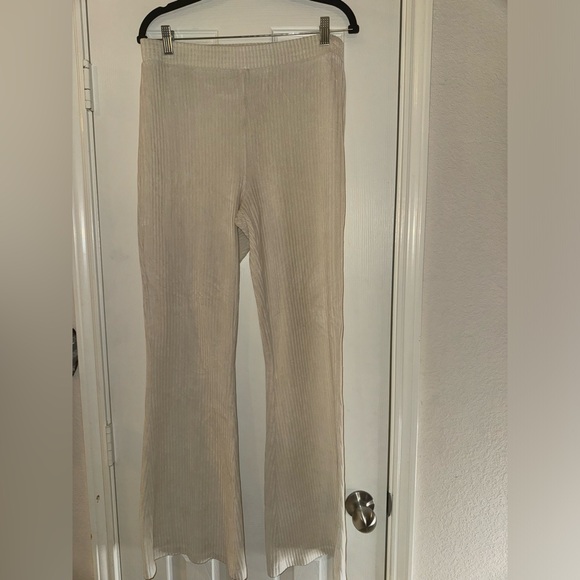 aerie Pants - Aerie Ribbed Wide Leg Pants